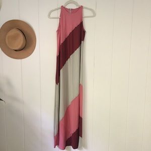 Vintage High Neck Tank Maxi Dresd